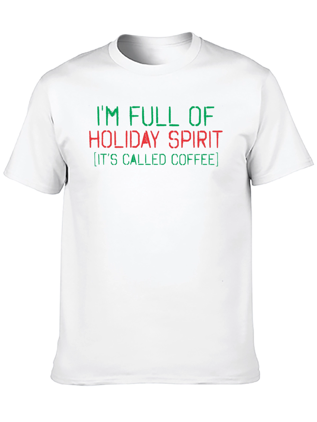 Funny Holiday Spirit Coffee T-Shirt