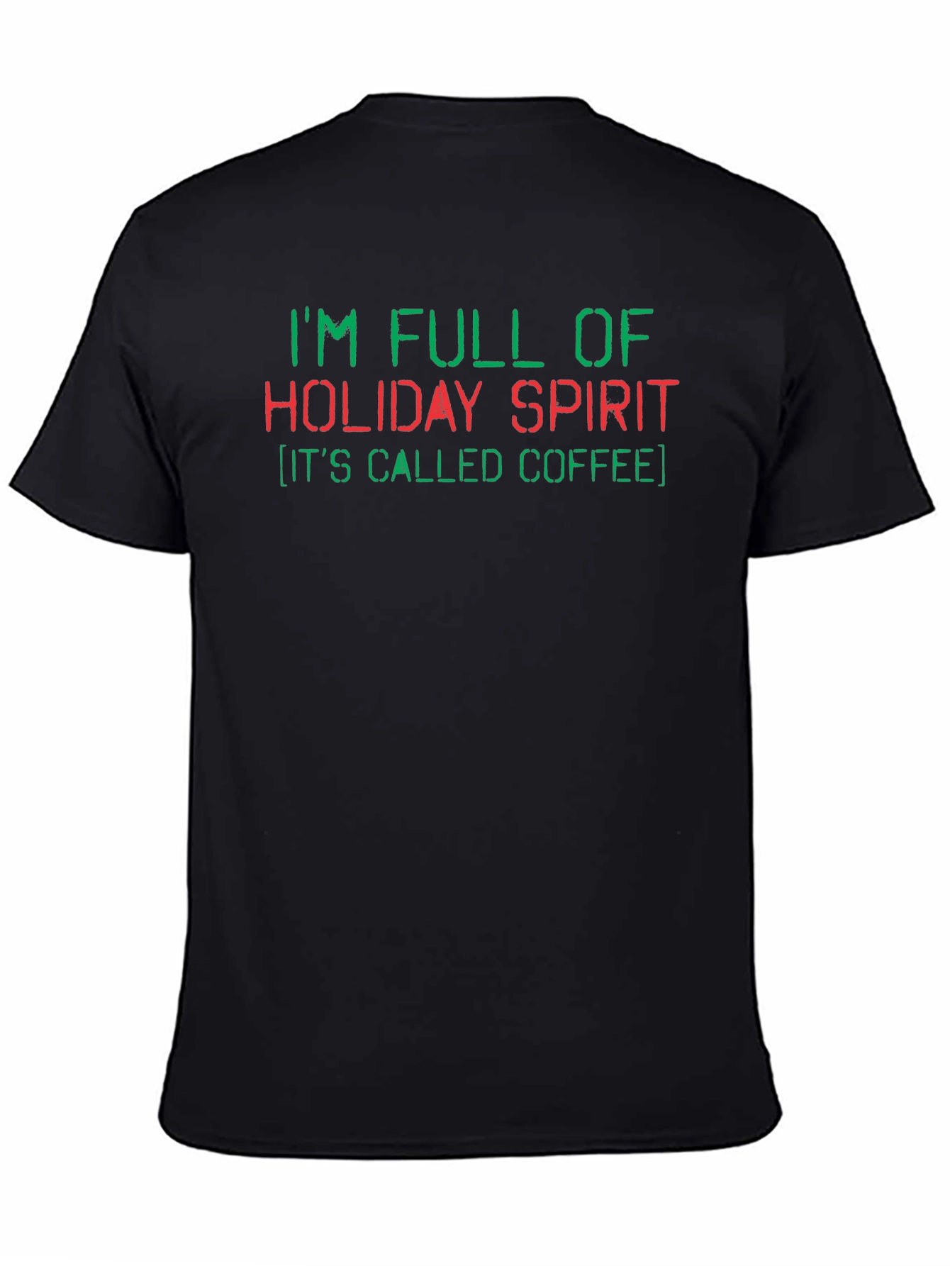Funny Holiday Spirit Coffee T-Shirt