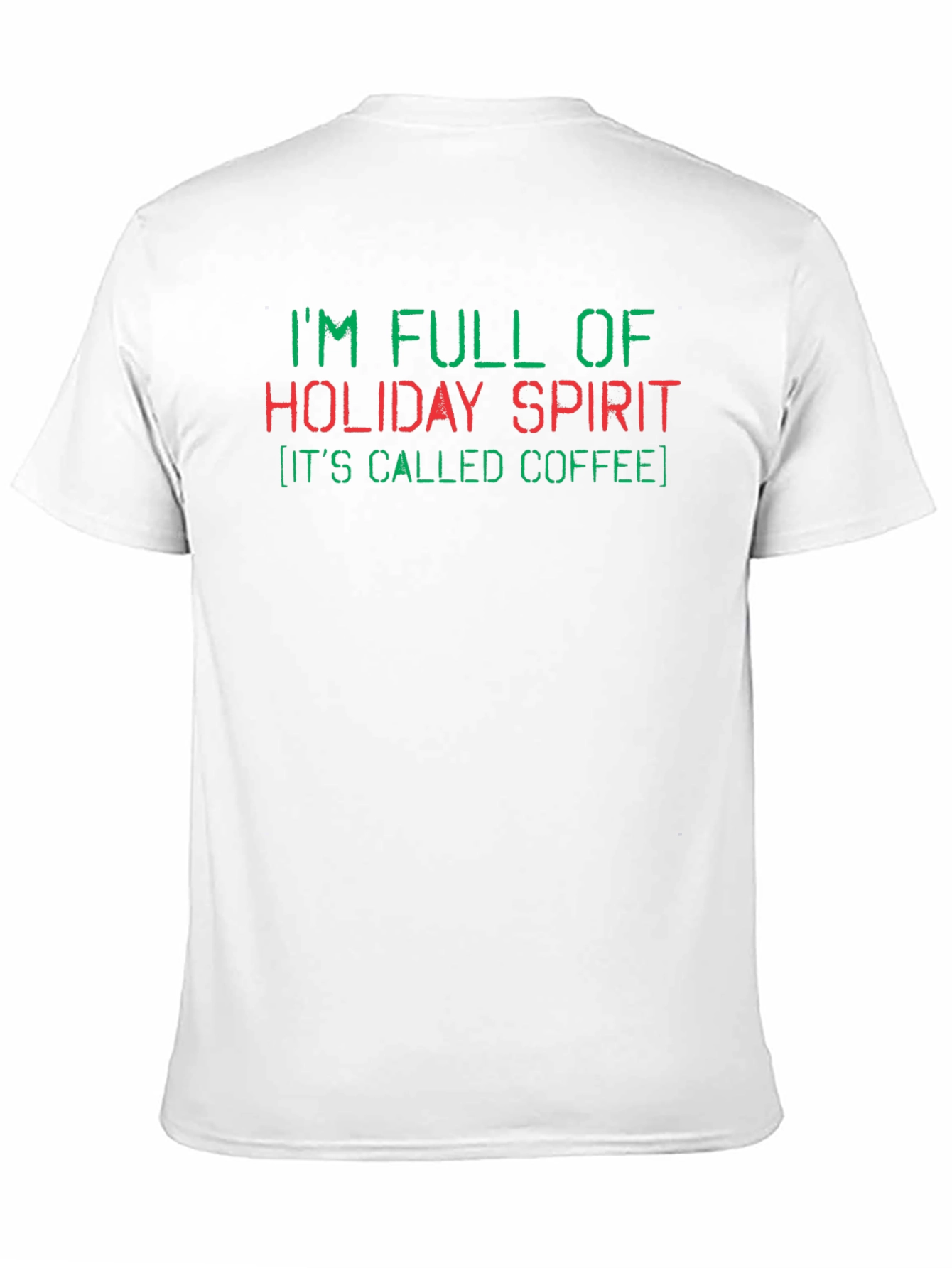 Funny Holiday Spirit Coffee T-Shirt