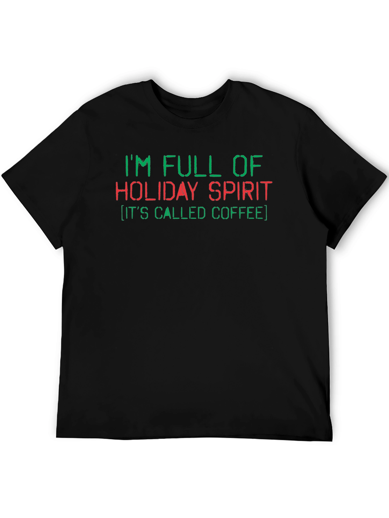 Funny Holiday Spirit Coffee T-Shirt