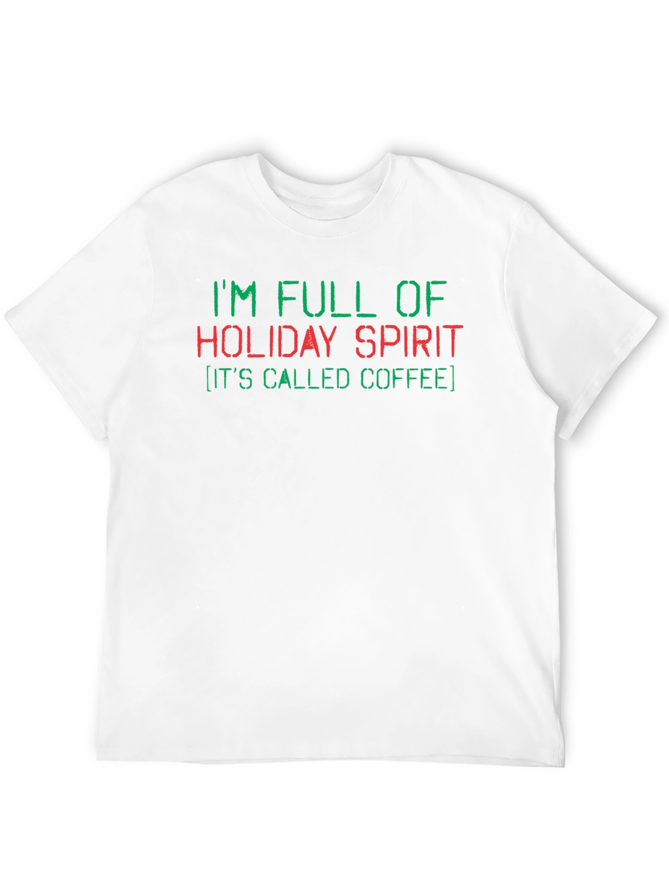 Funny Holiday Spirit Coffee T-Shirt