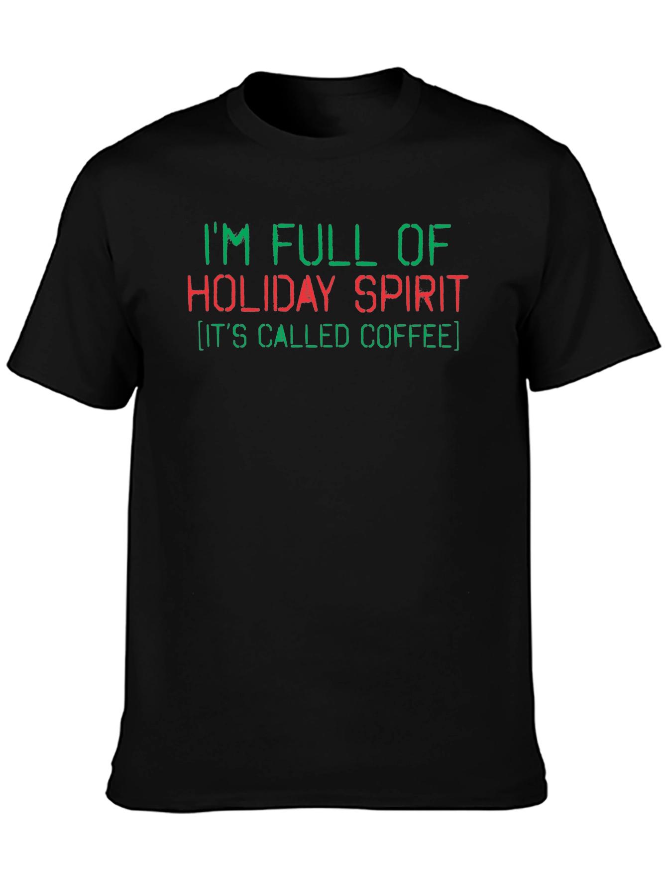 Funny Holiday Spirit Coffee T-Shirt