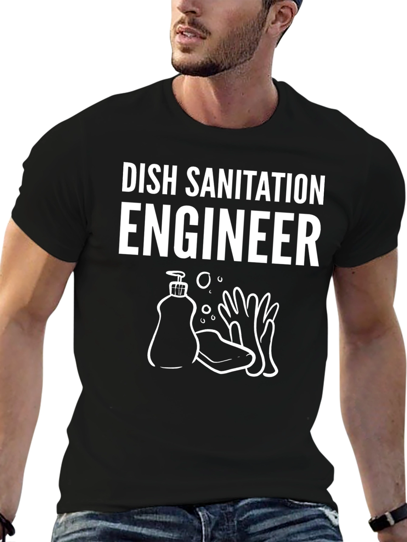 Dish Sanitation Engineer Funny T-Shirt