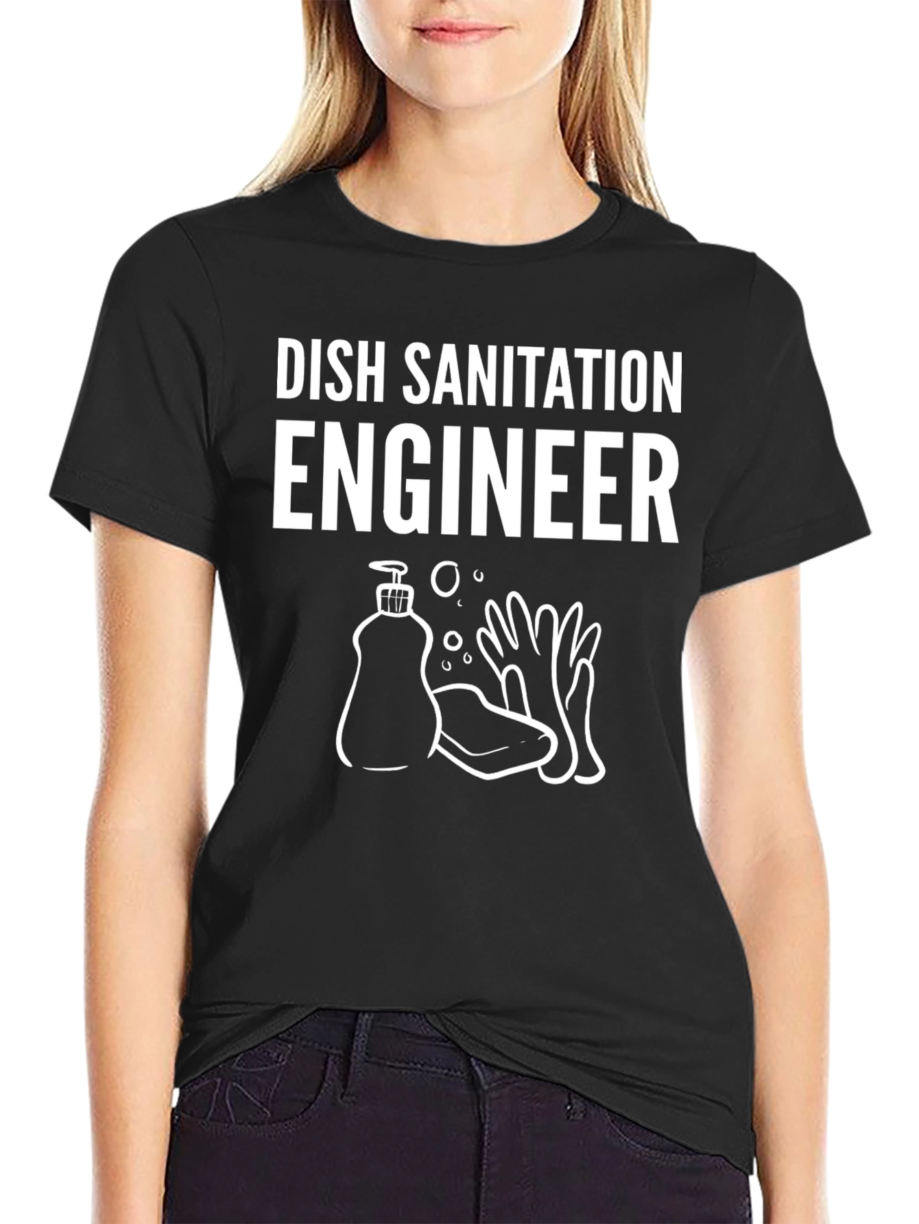 Dish Sanitation Engineer Funny T-Shirt