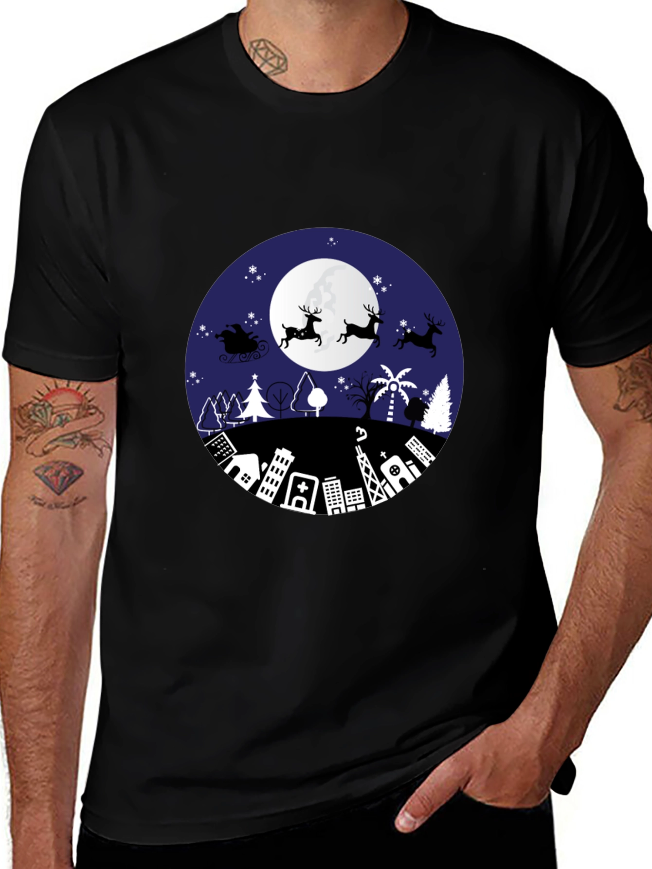 Holiday Cityscape T-Shirt