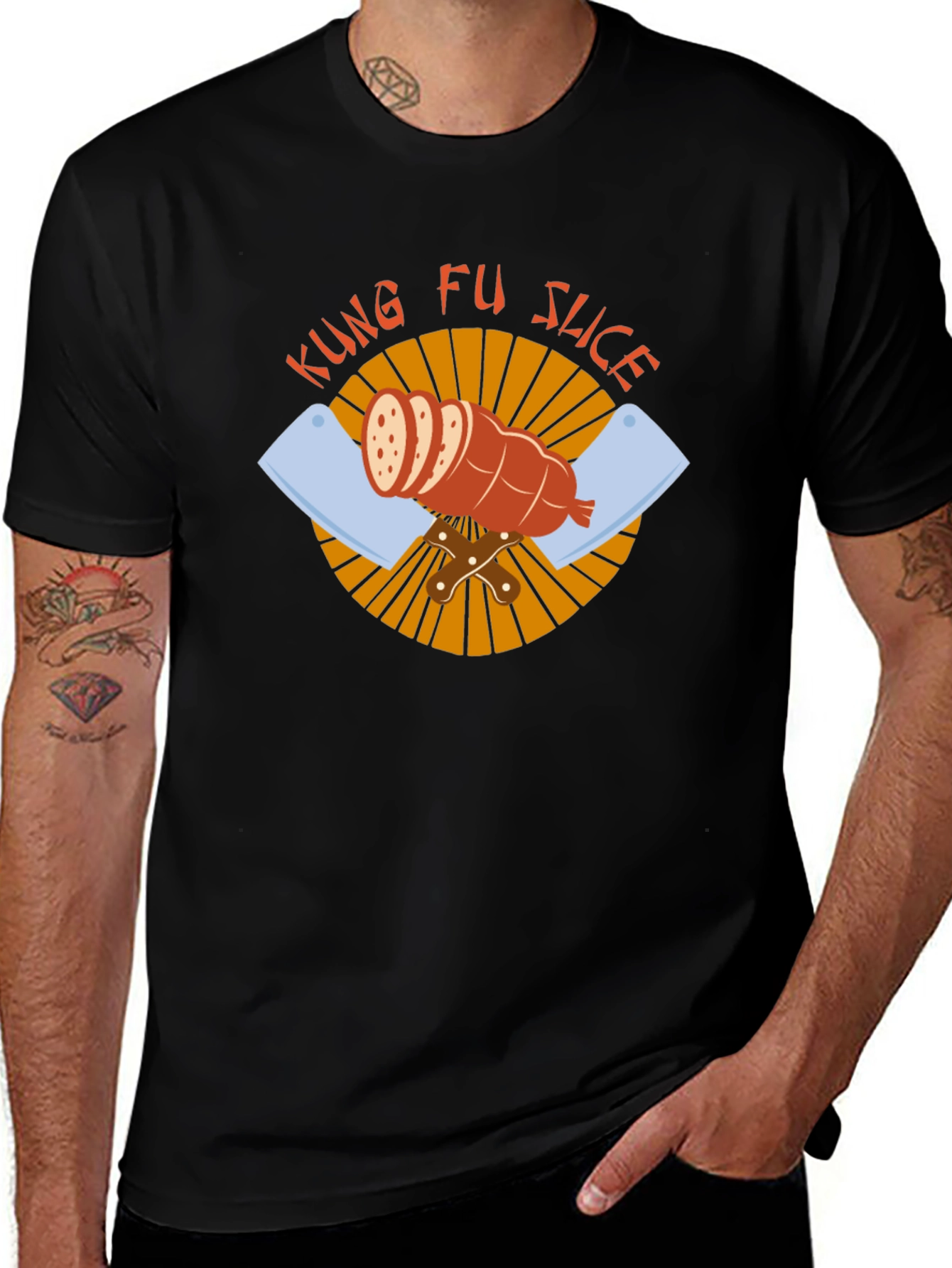 Kung Fu Slice Graphic T-Shirt