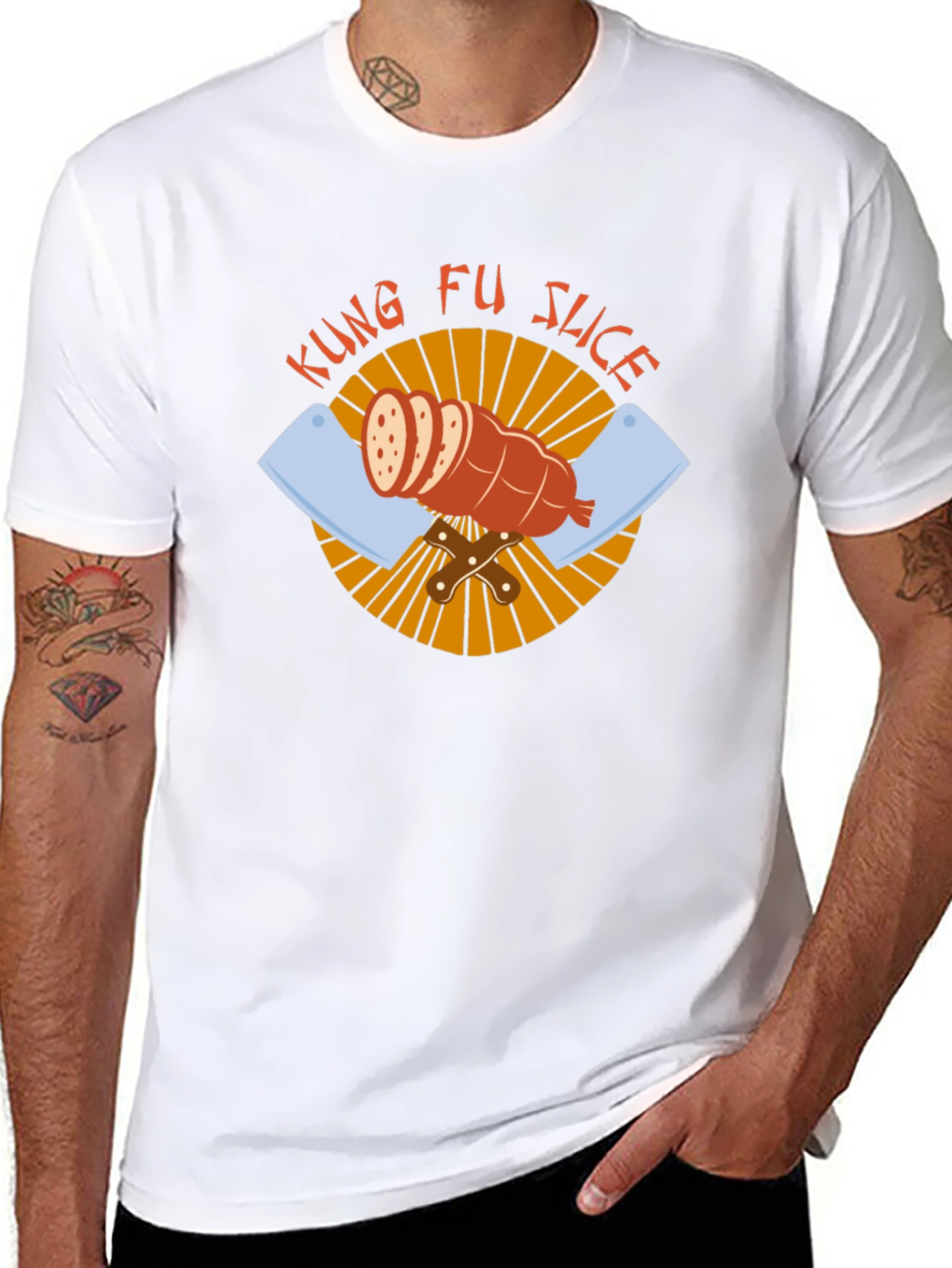 Kung Fu Slice Graphic T-Shirt