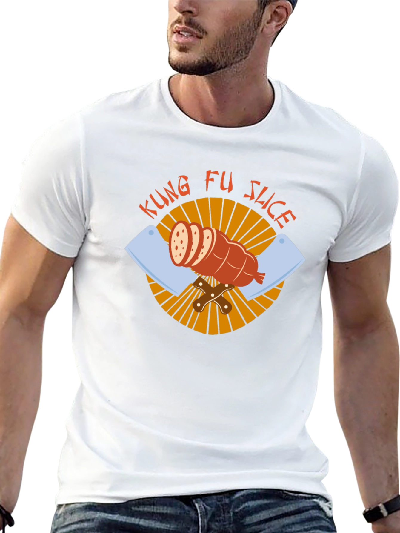 Kung Fu Slice Graphic T-Shirt
