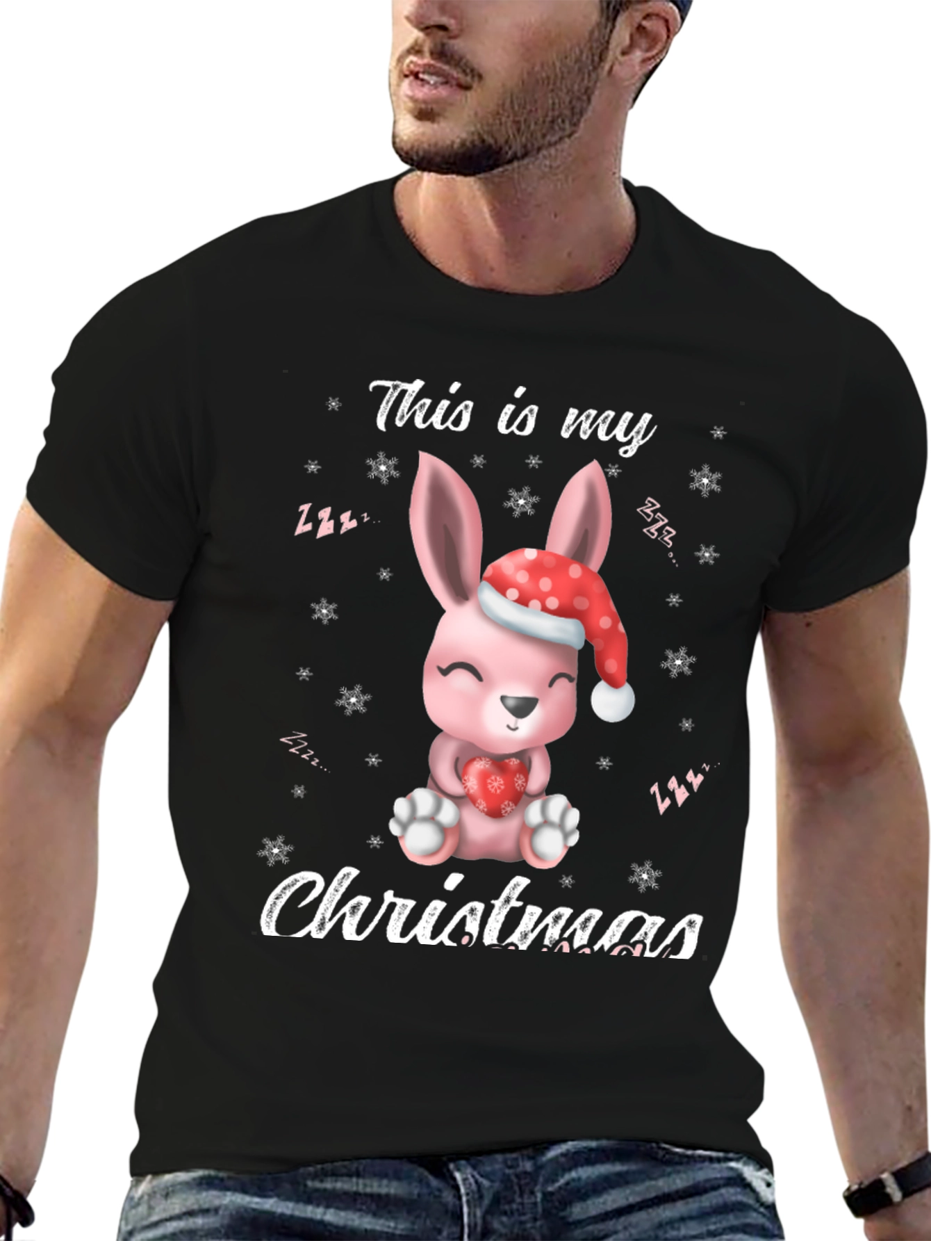Cute Christmas Bunny T-shirt