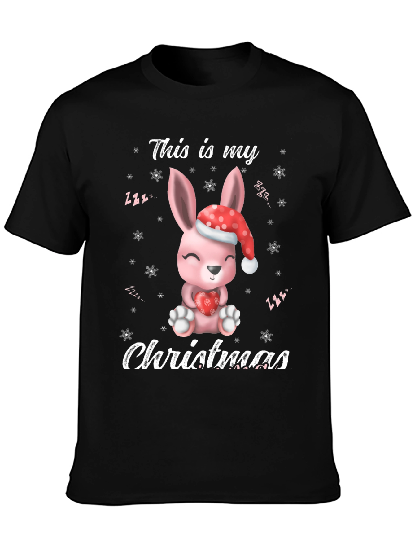Cute Christmas Bunny T-shirt