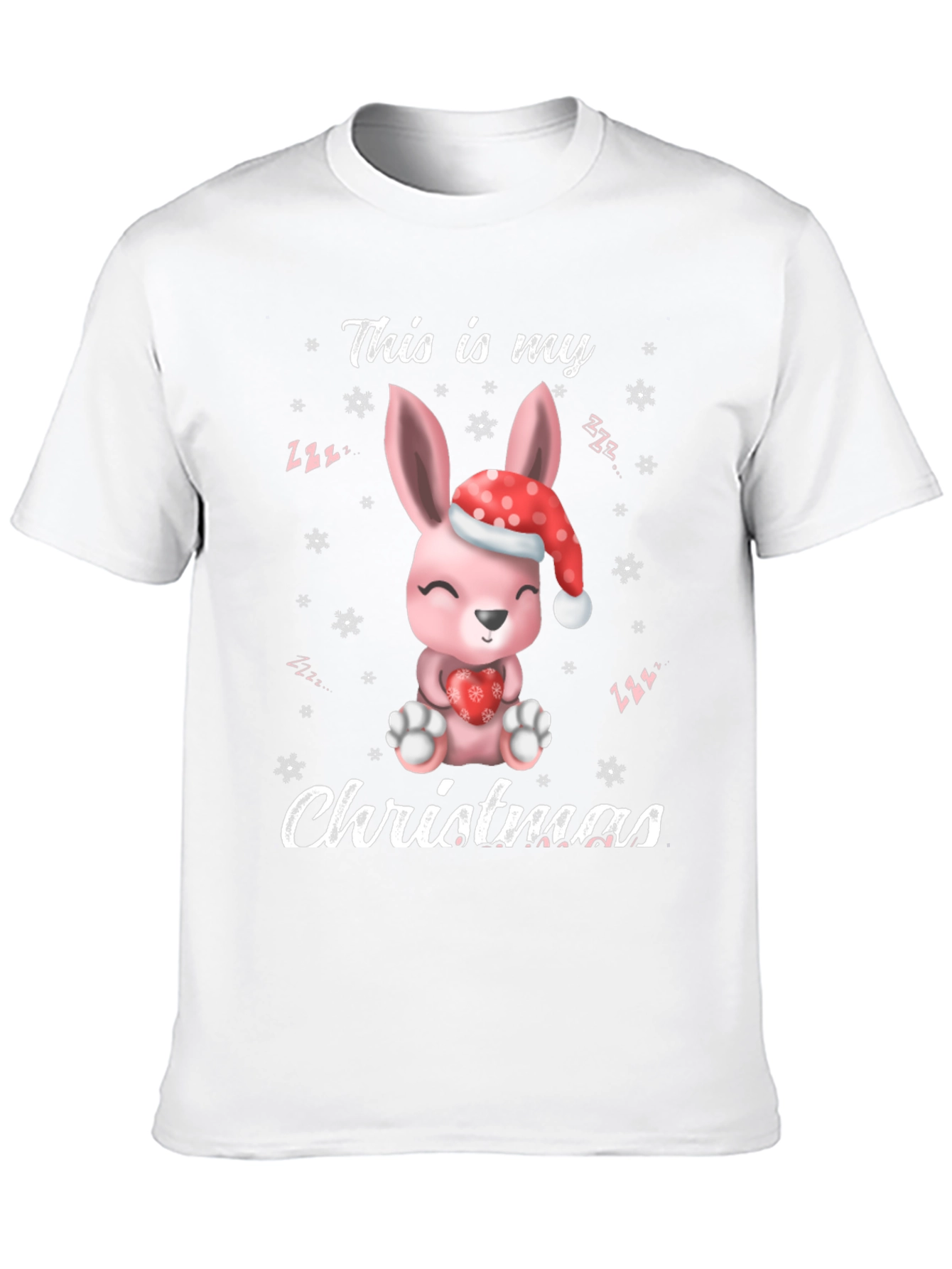Cute Christmas Bunny T-shirt