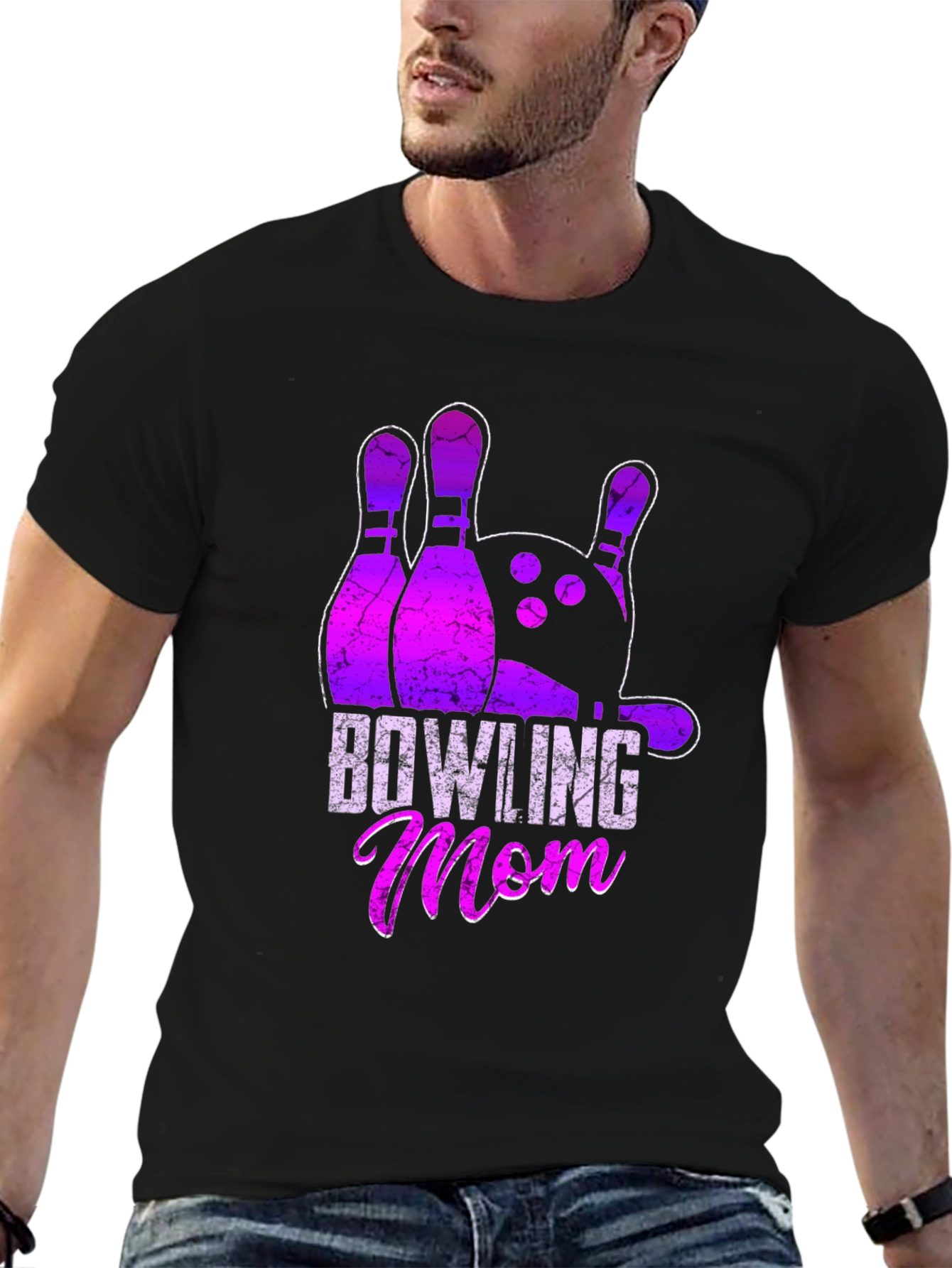 Bowling Mom Graphic T-Shirt