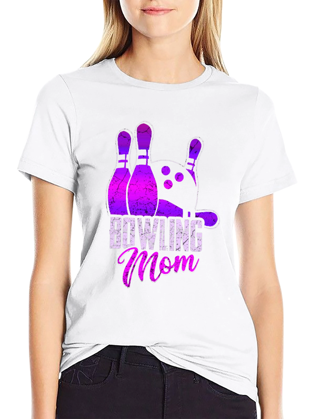 Bowling Mom Graphic T-Shirt