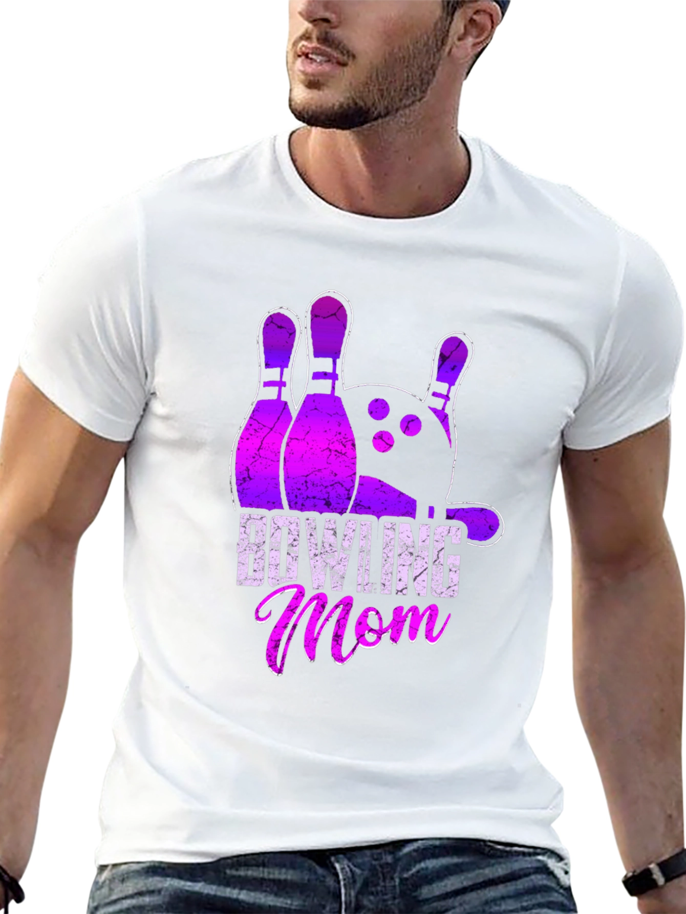 Bowling Mom Graphic T-Shirt