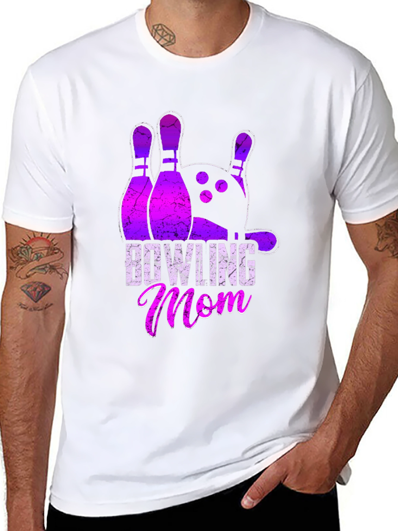 Bowling Mom Graphic T-Shirt