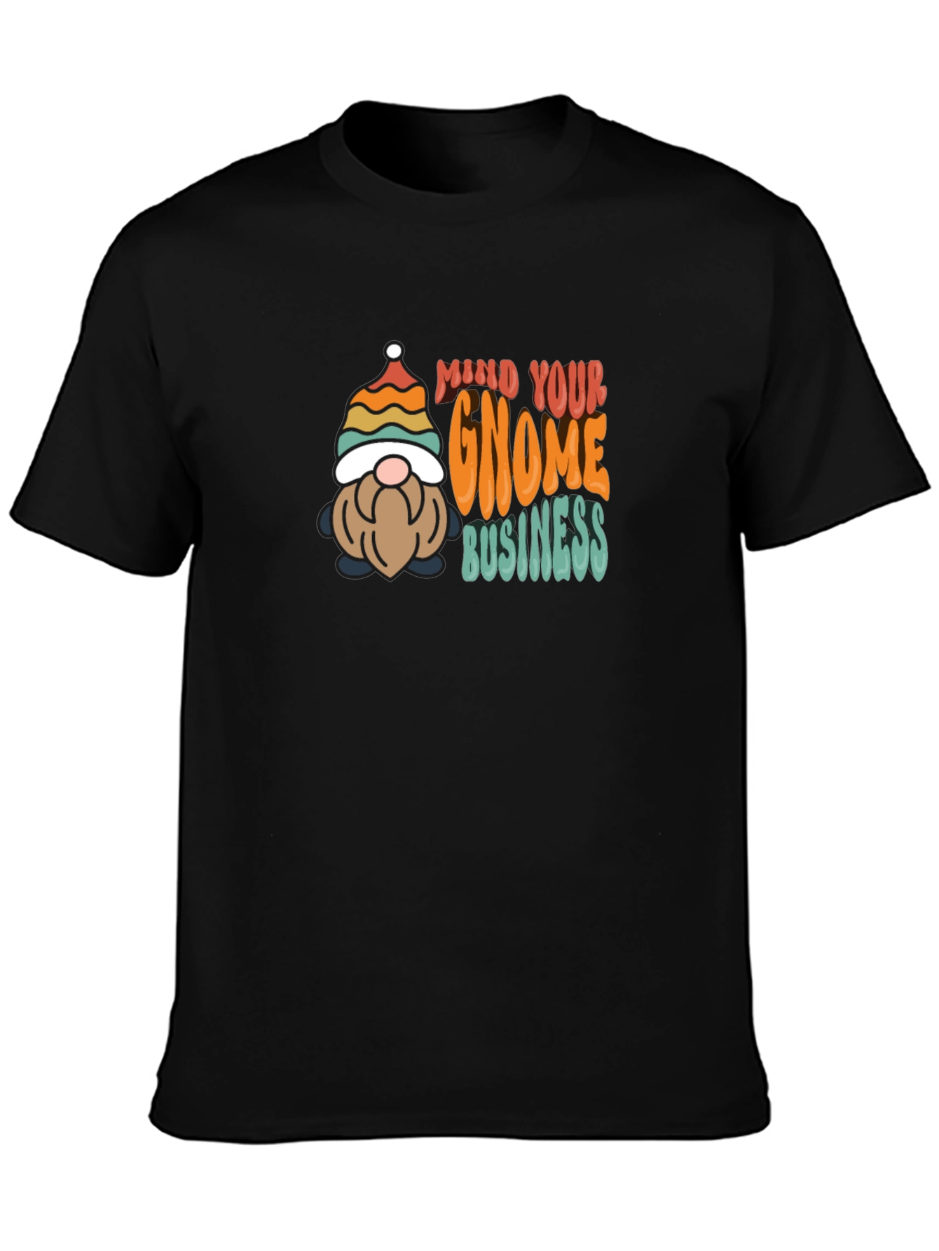 Mind Your Gnome Business Graphic Tee