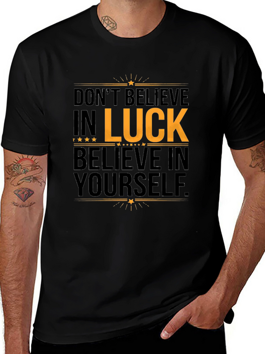 Believe in Yourself Graphic Tee - Black