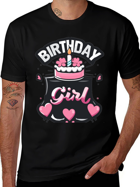 Birthday Girl T-Shirt - Cute Cake Design