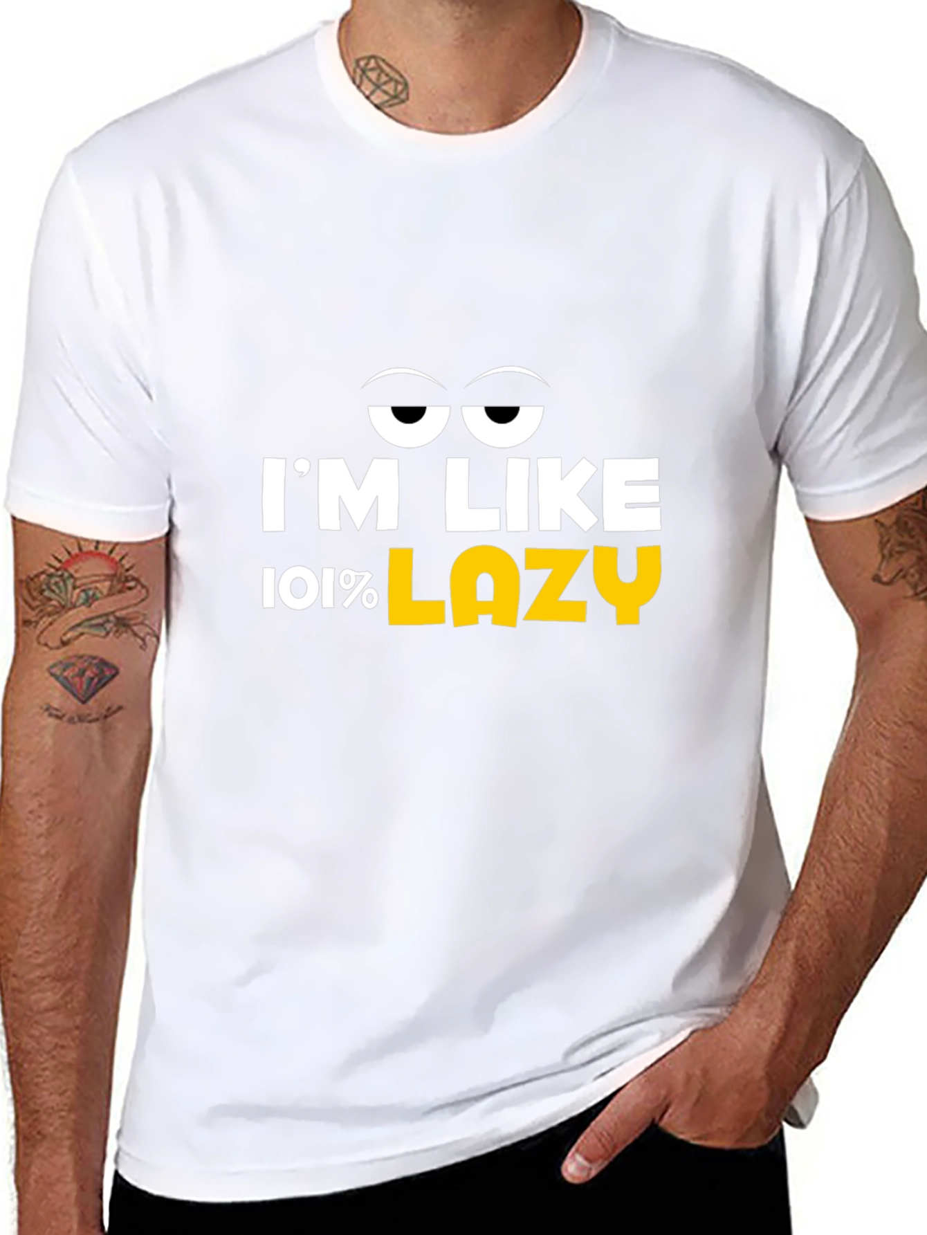 Im Like 101% Lazy Graphic T-Shirt