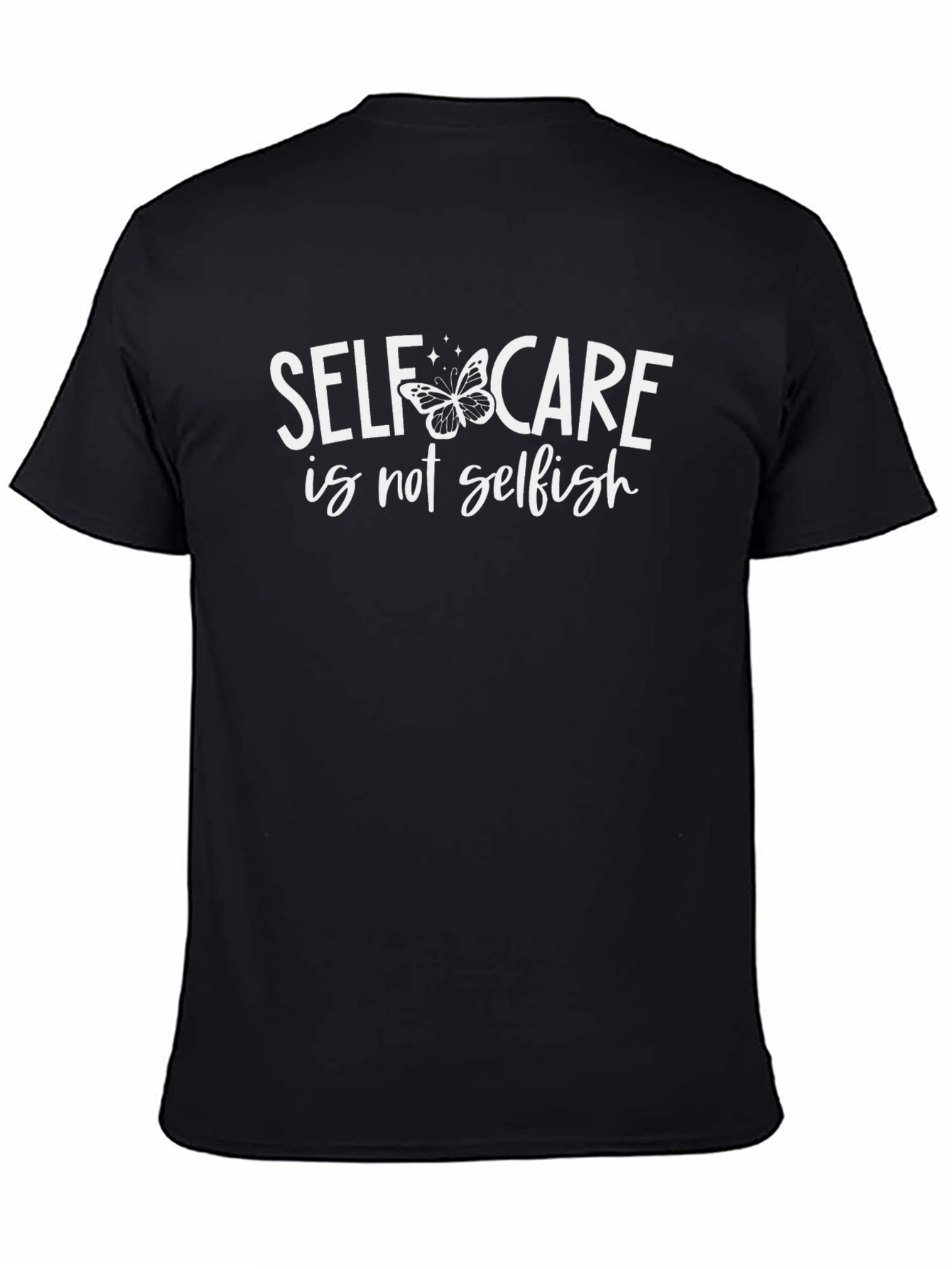 Self Care Graphic T-Shirt - Black