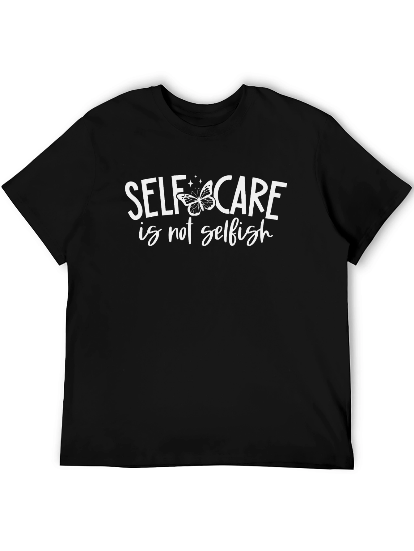 Self Care Graphic T-Shirt - Black