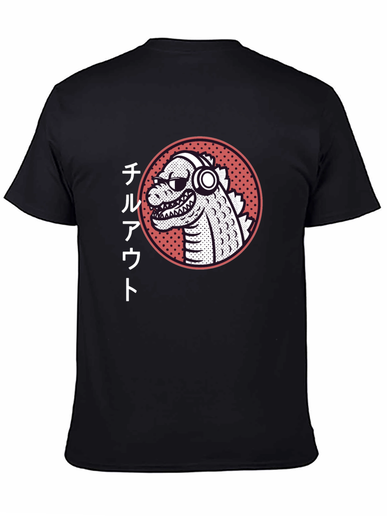 Chill Out Godzilla Graphic Tee - Black