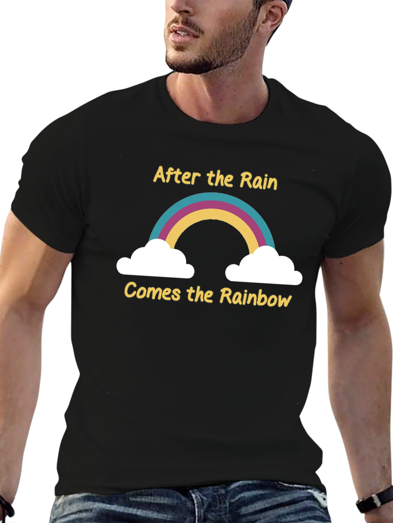 Rainbow T-Shirt - After the Rain Graphic Tee