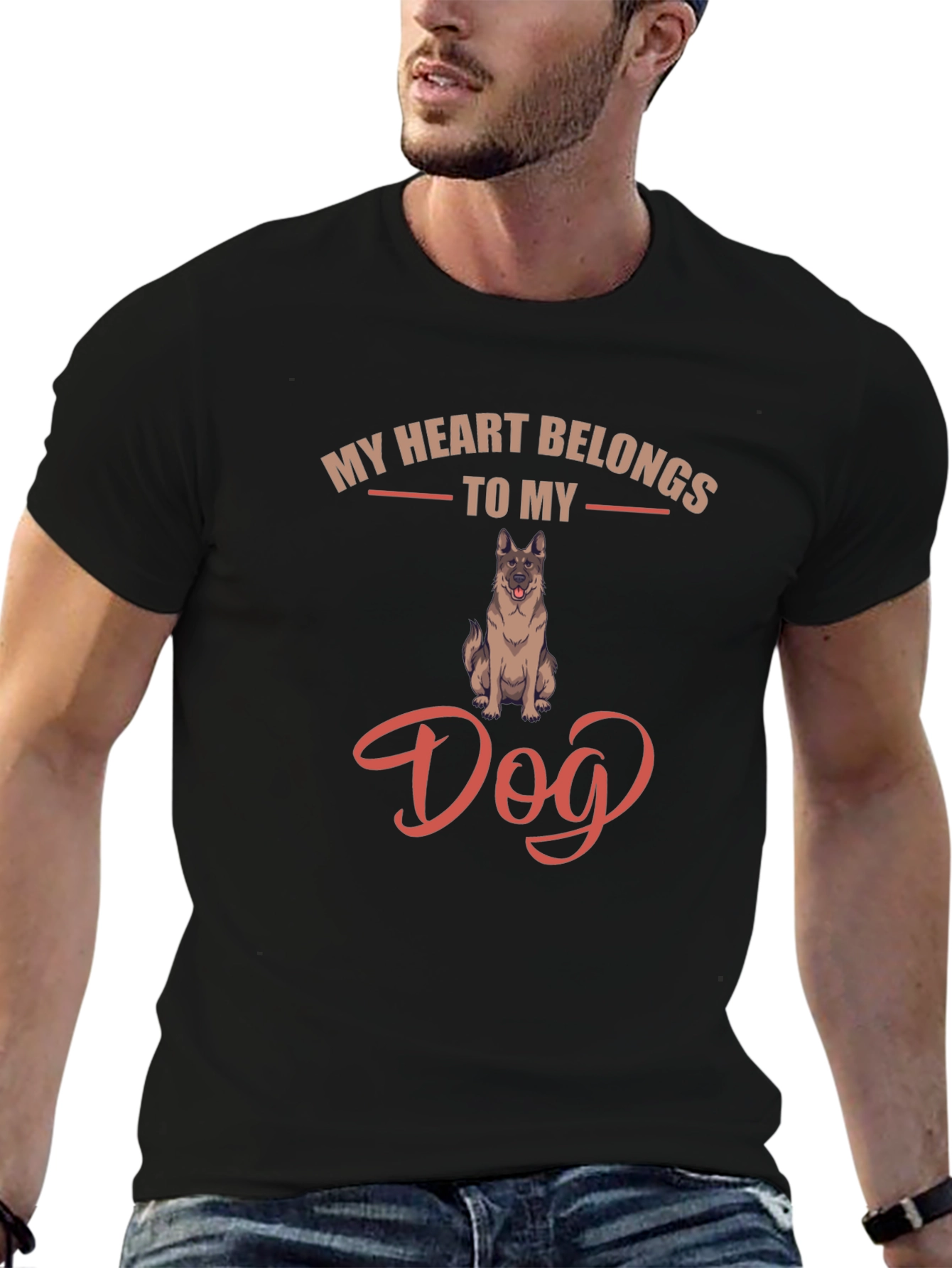 My Heart Belongs to My Dog T-Shirt