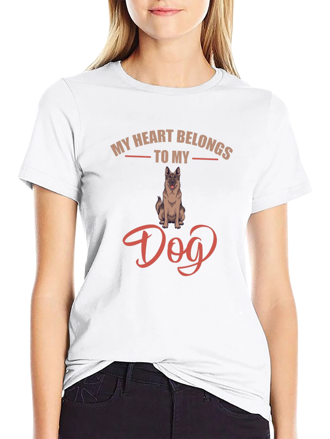 My Heart Belongs to My Dog T-Shirt