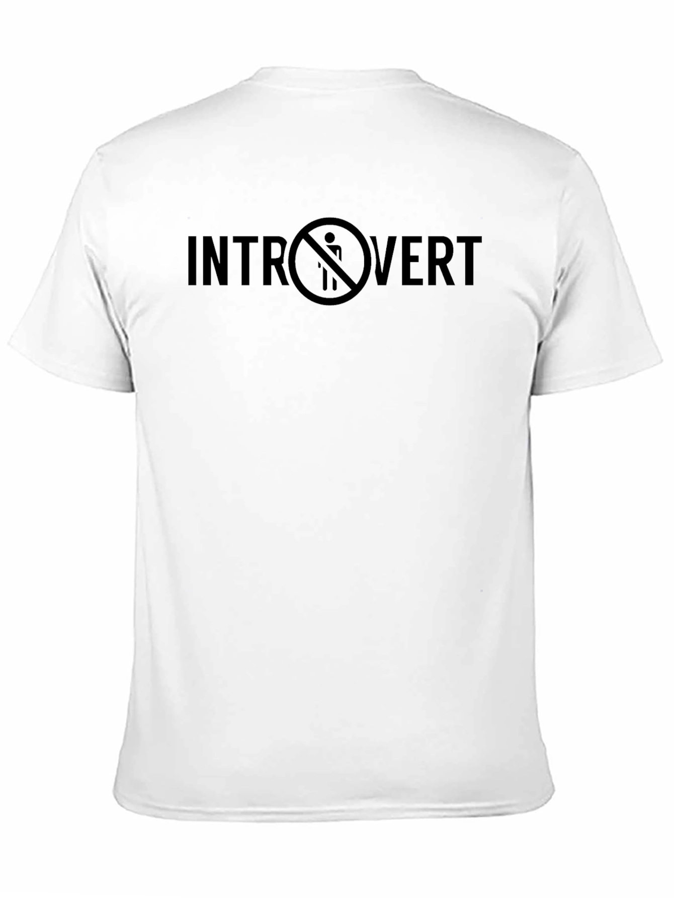 Introvert Graphic T-Shirt - Black