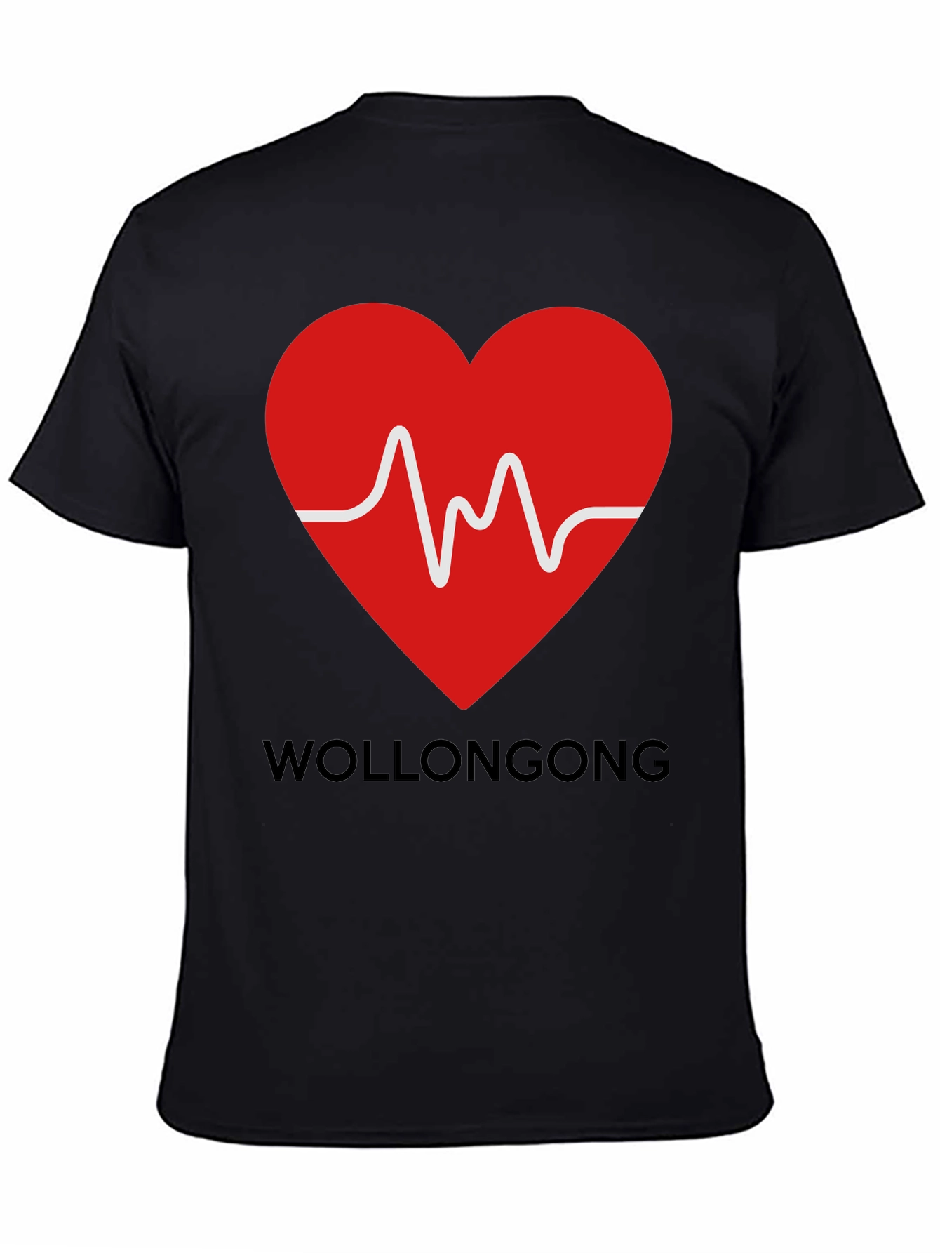 Wollongong Heartbeat T-Shirt - Graphic Tee
