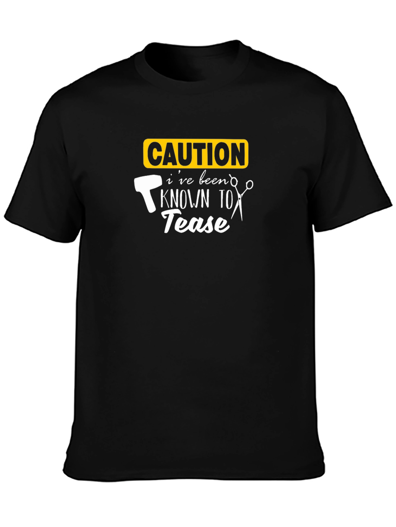 Caution Hair Stylist Humor Graphic T-Shirt