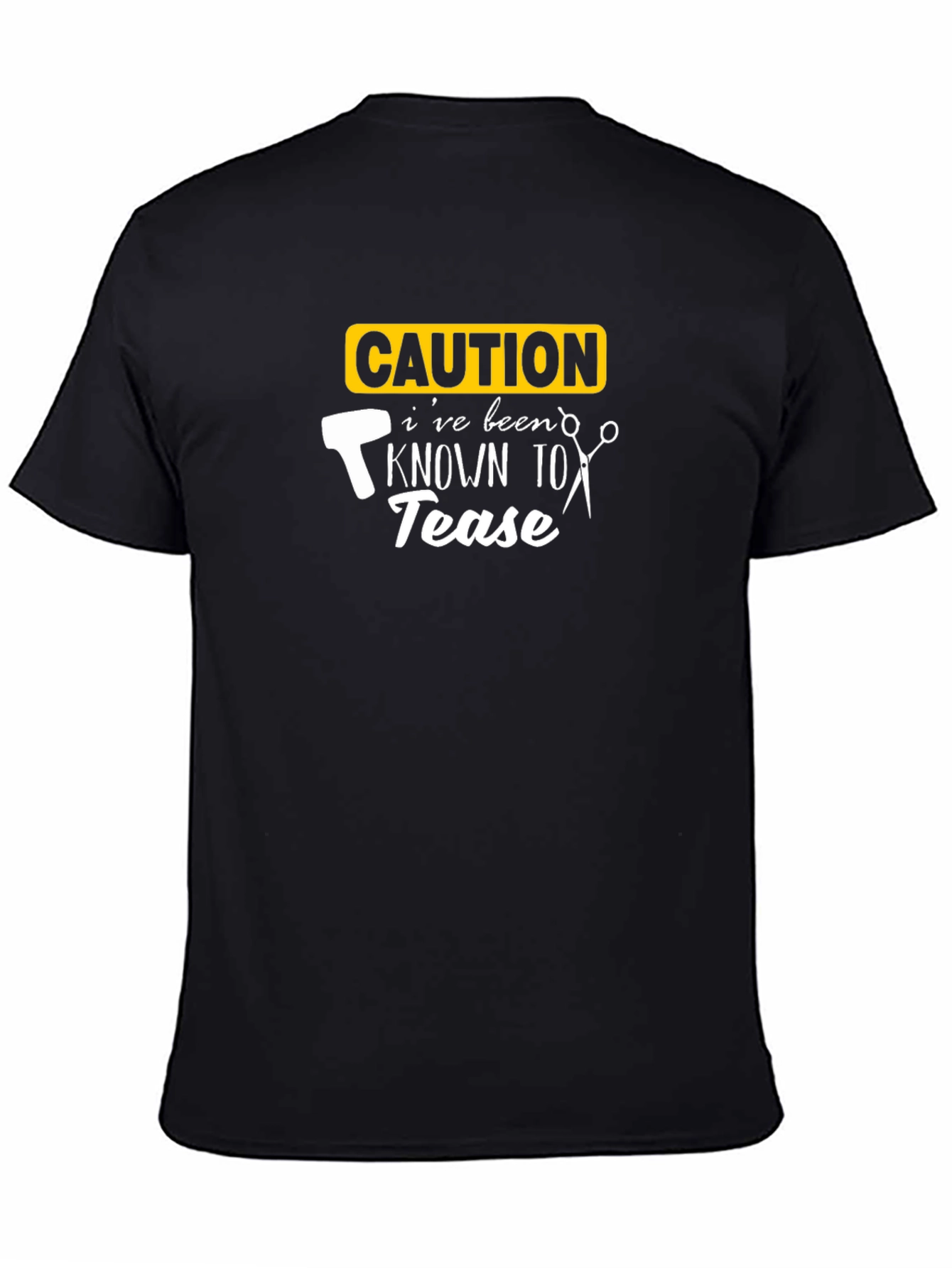 Caution Hair Stylist Humor Graphic T-Shirt