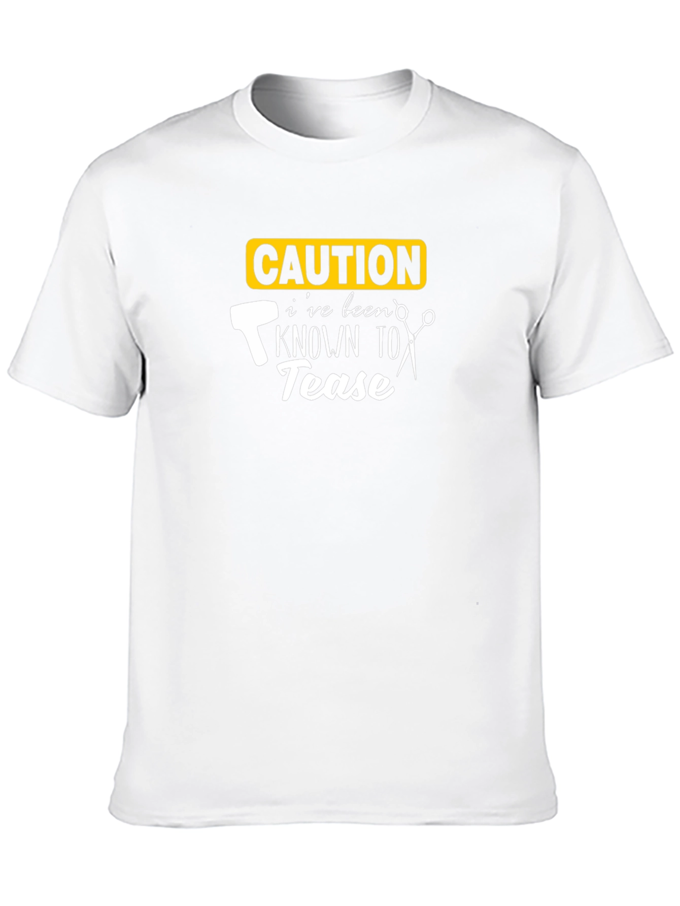 Caution Hair Stylist Humor Graphic T-Shirt