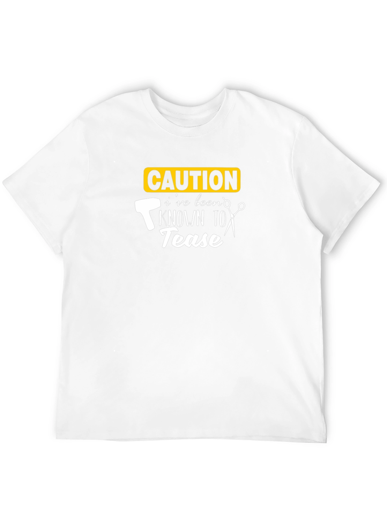 Caution Hair Stylist Humor Graphic T-Shirt