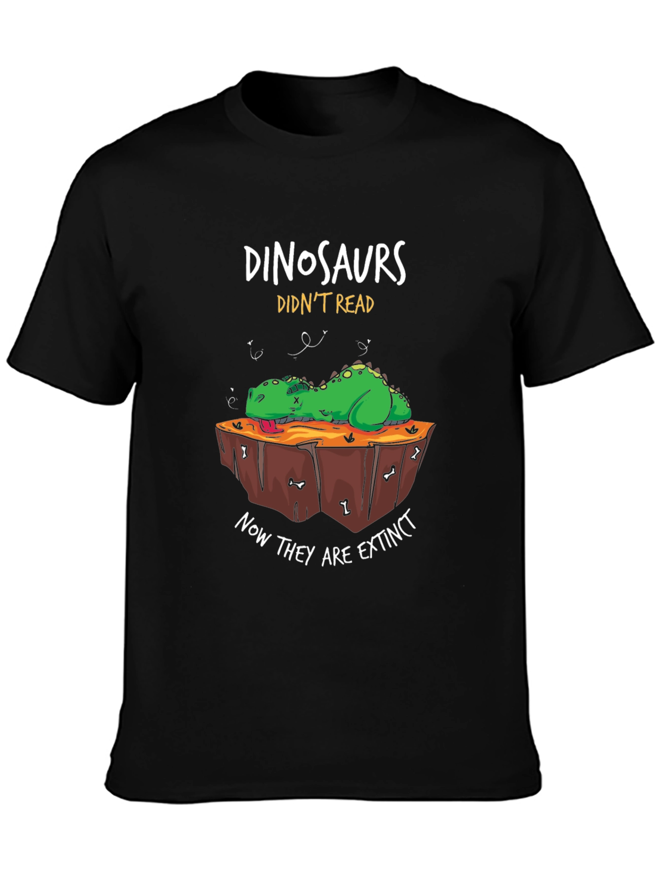 Dinosaurs Didnt Read Graphic Tee