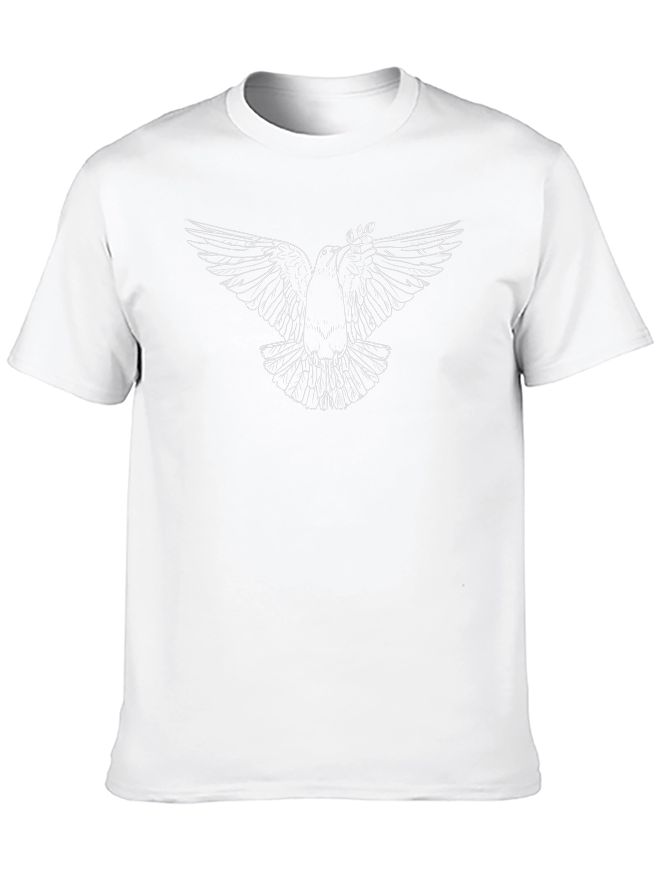 Dove with Olive Branch Graphic T-Shirt - Unisex
