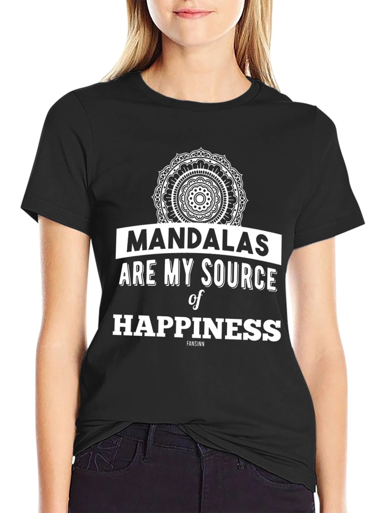 Mandala Happiness Graphic Tee