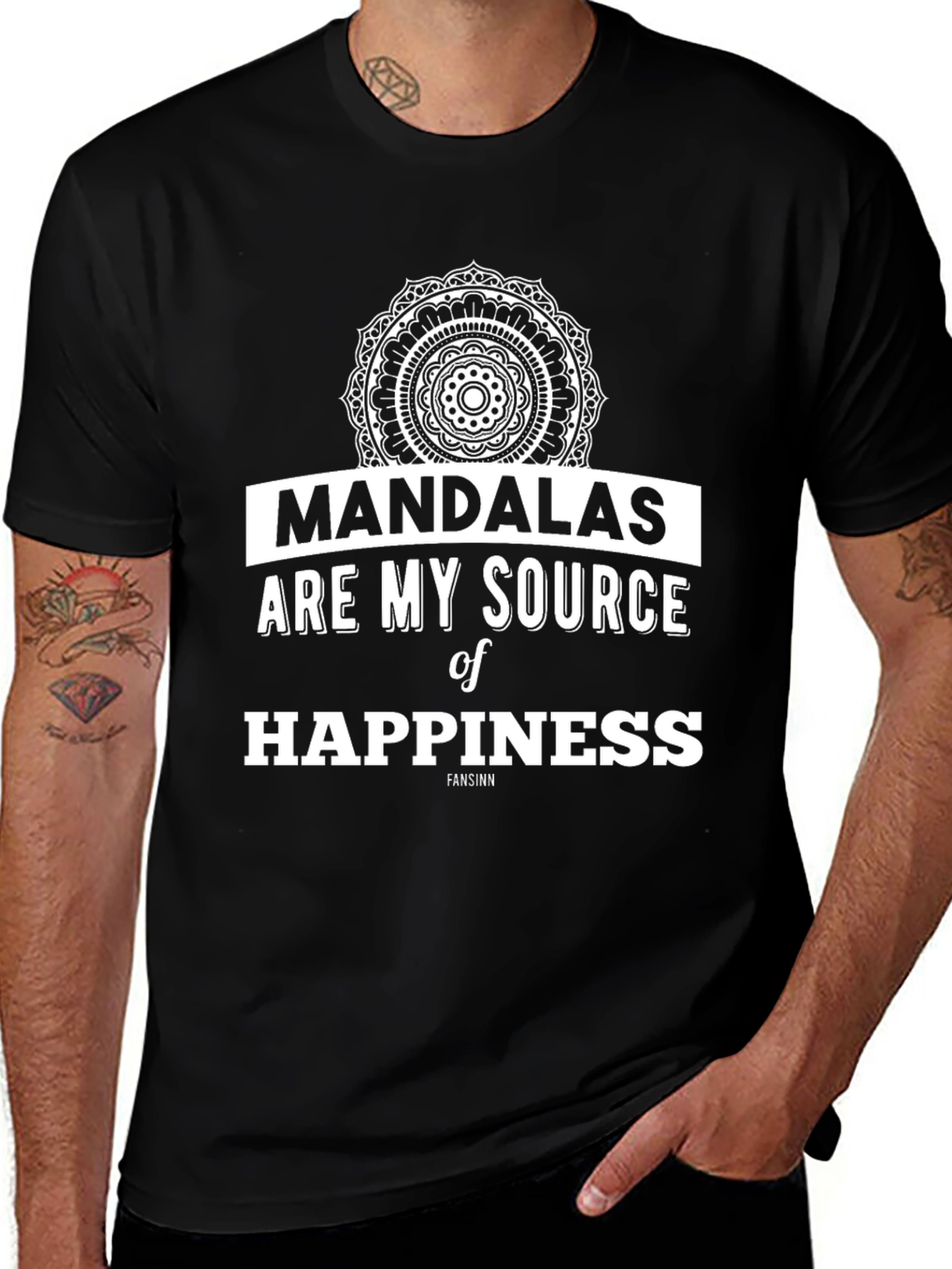 Mandala Happiness Graphic Tee