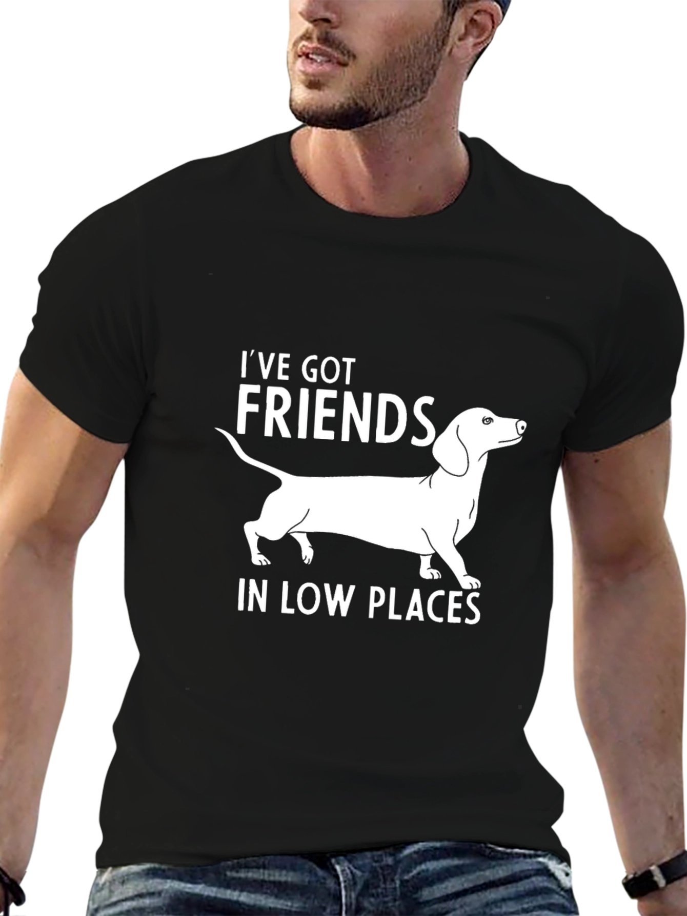 Ive Got Friends In Low Places Dachshund T-Shirt