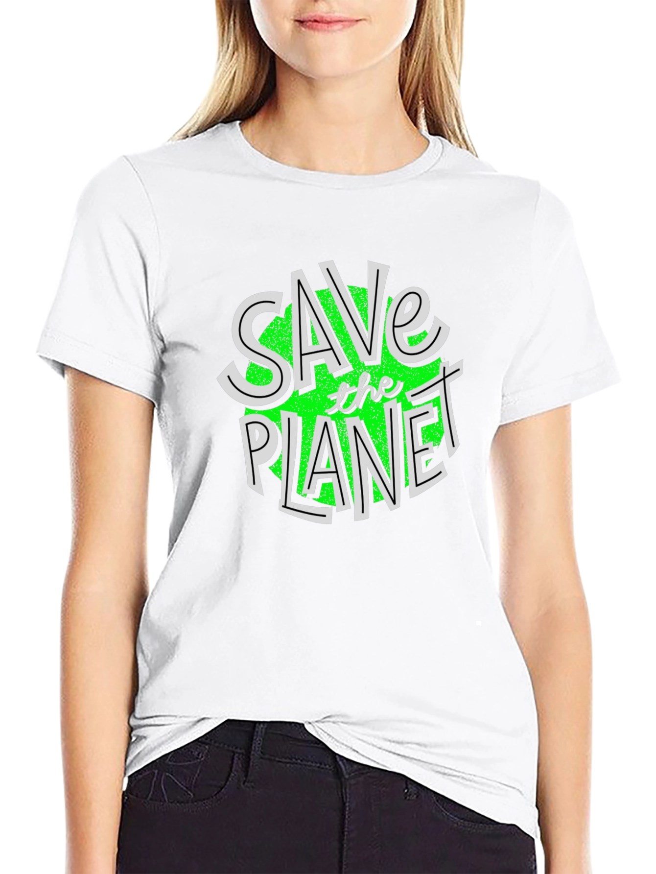 Save the Planet Graphic Tee - Eco-Friendly Fashion