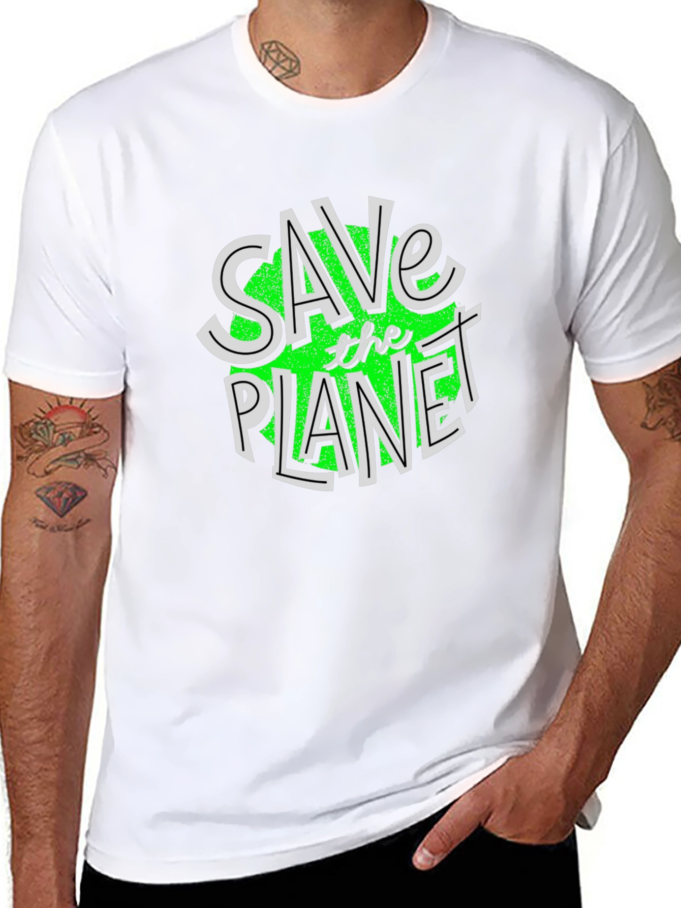 Save the Planet Graphic Tee - Eco-Friendly Fashion