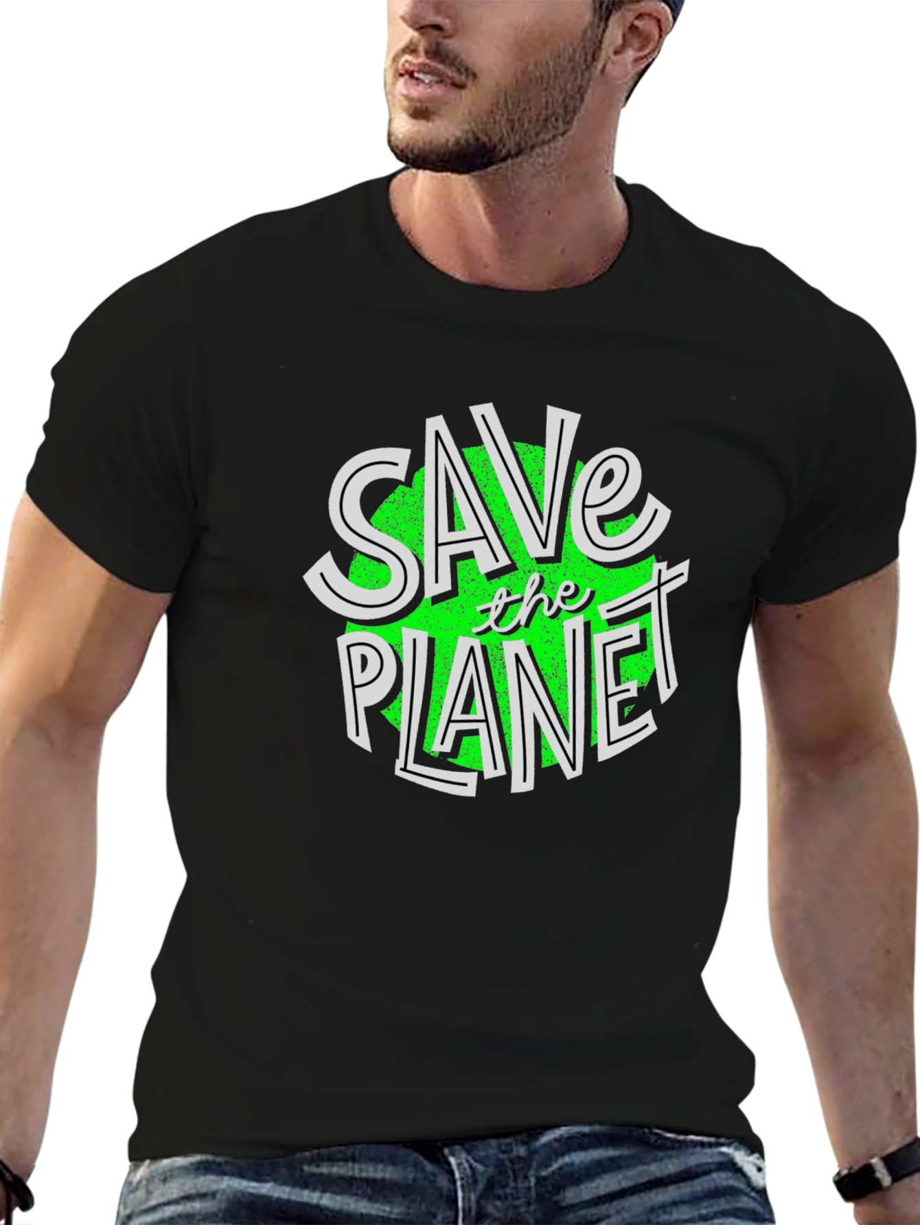 Save the Planet Graphic Tee - Eco-Friendly Fashion