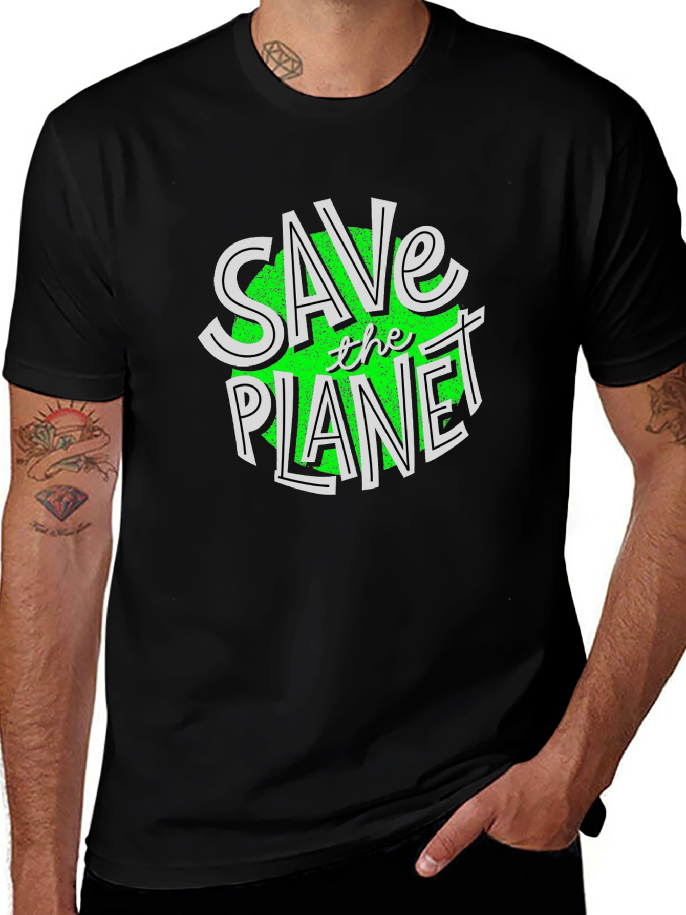 Save the Planet Graphic Tee - Eco-Friendly Fashion