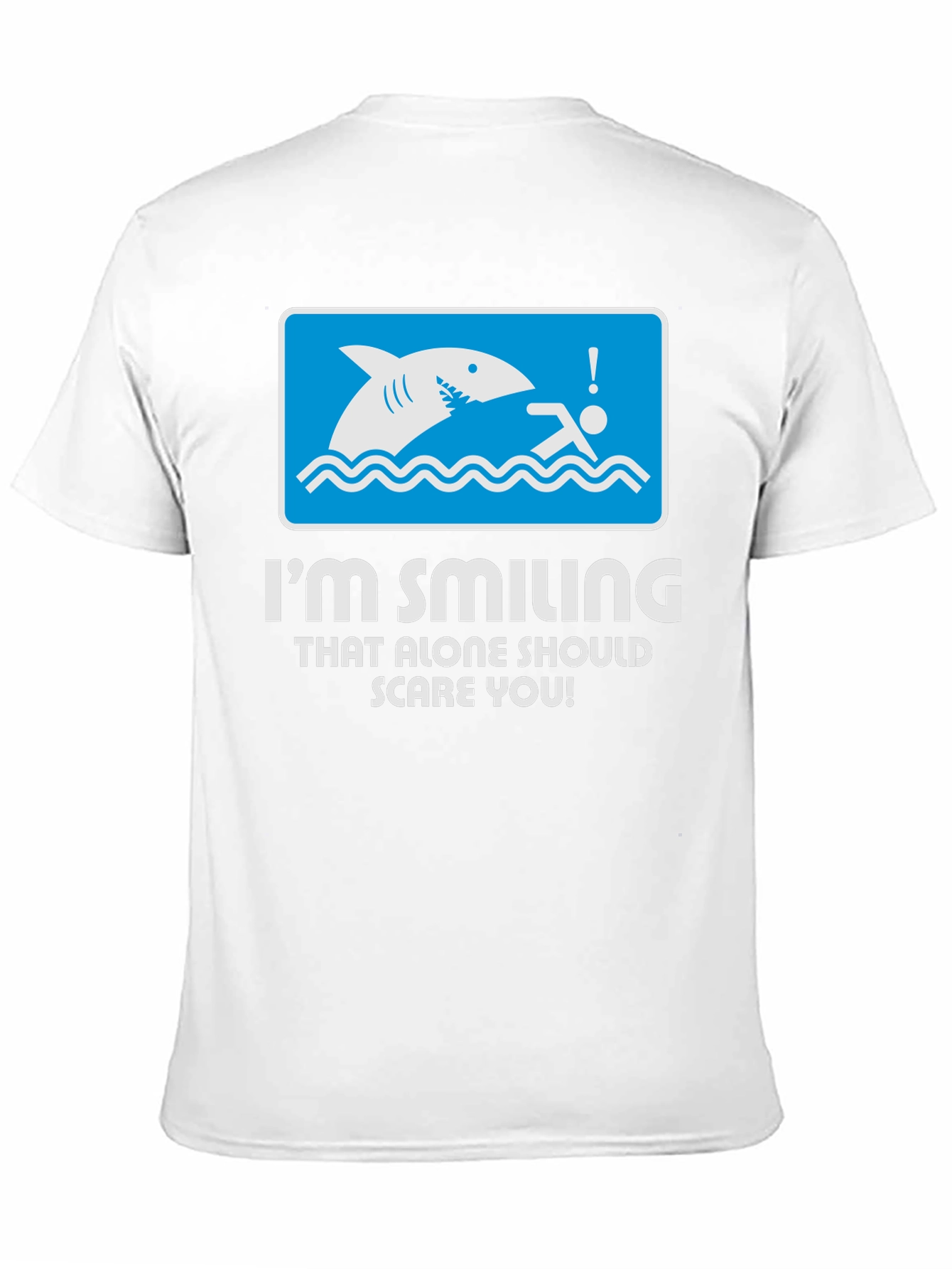 Im Smiling Shark Attack Graphic Tee