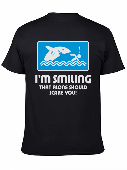 Im Smiling Shark Attack Graphic Tee