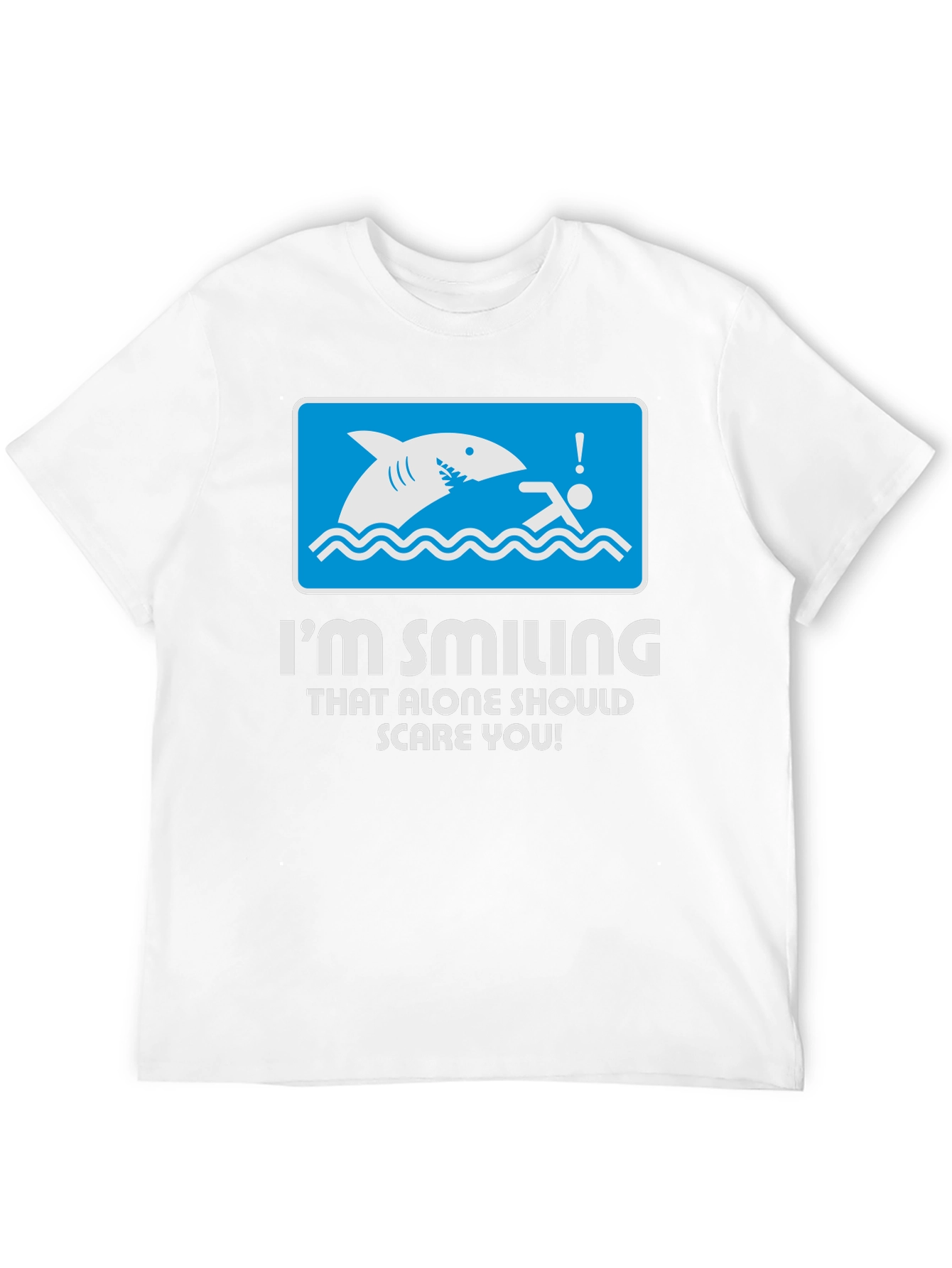 Im Smiling Shark Attack Graphic Tee