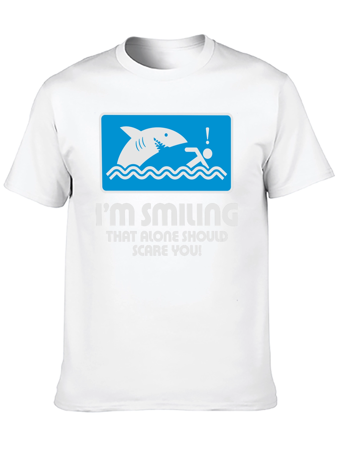 Im Smiling Shark Attack Graphic Tee