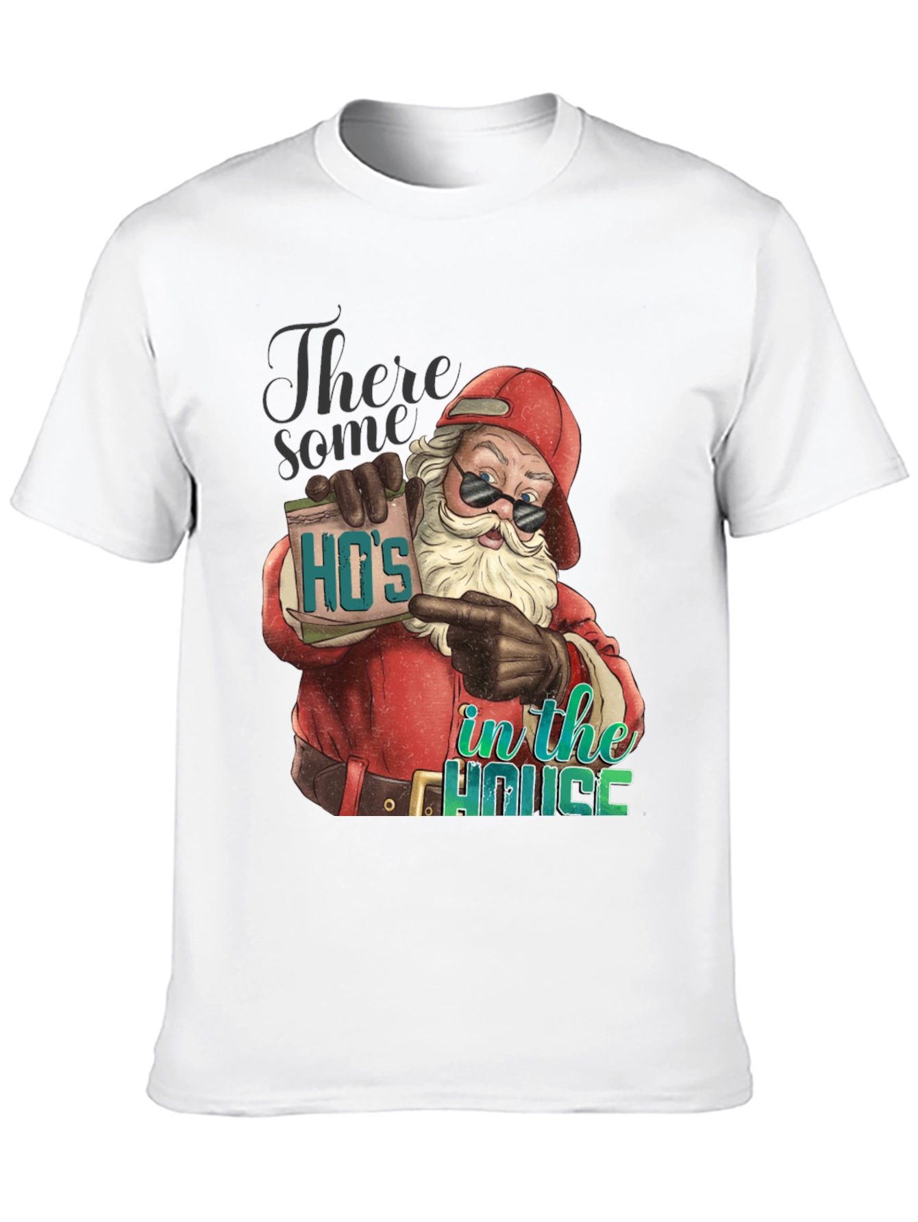 Hos in the House Santa T-Shirt