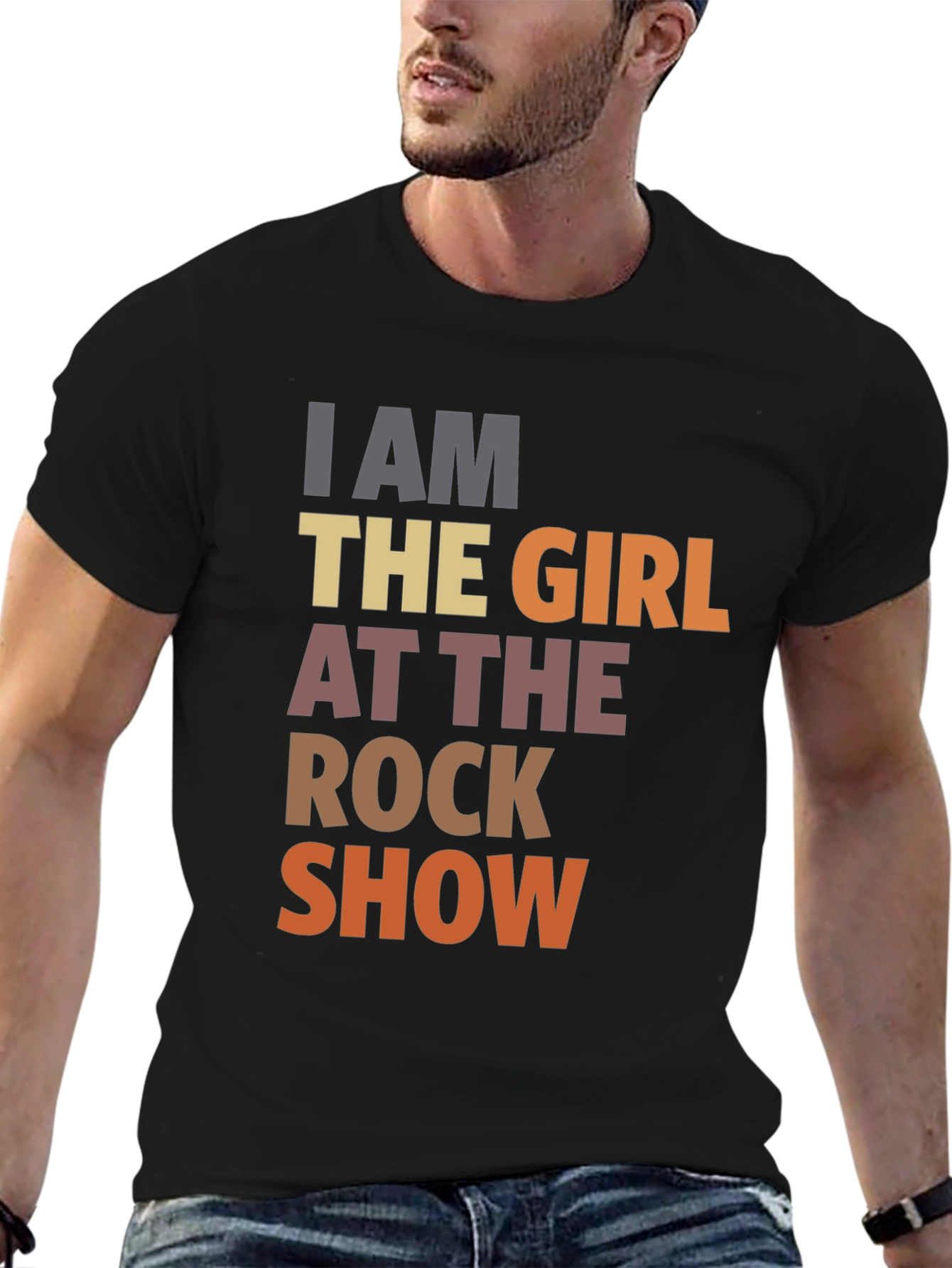 I am the girl at the rock show T-shirt